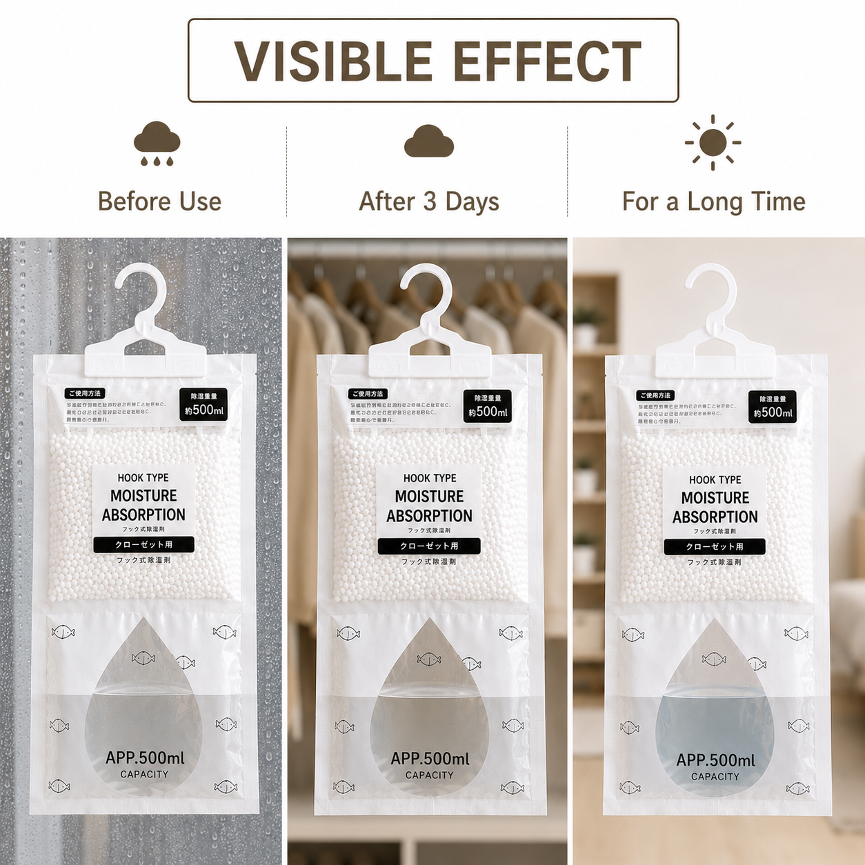 FreshNest Closet Dehumidifiers